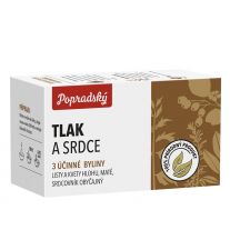 Popradský Tlak a srdce aromatizovaný bylinný čaj 15 x 1,5 g