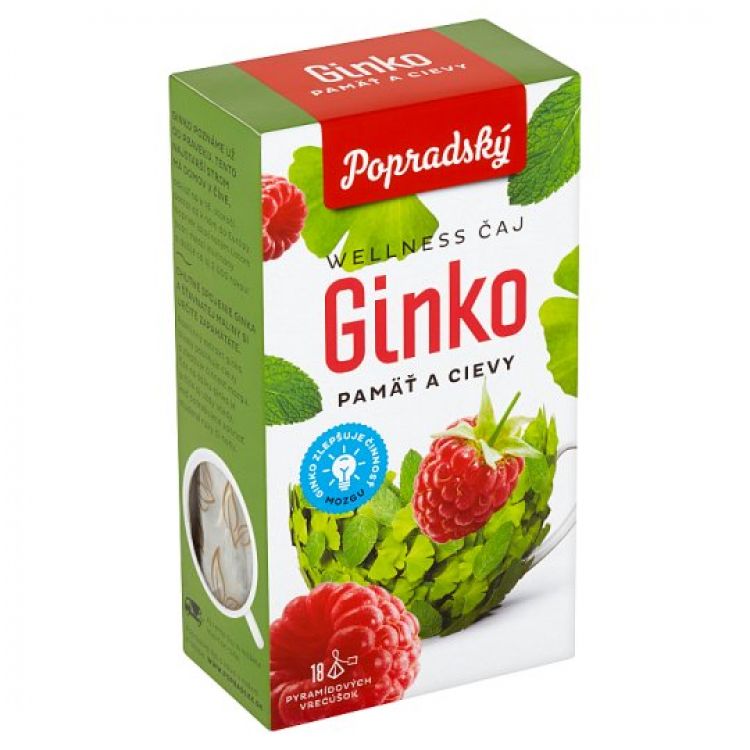 Popradský Čaj welness ginko 27 g