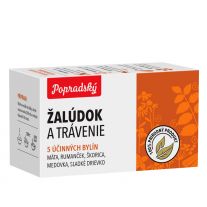 Popradský Žalúdok a trávenie bylinný čaj 15 x 1,5 g