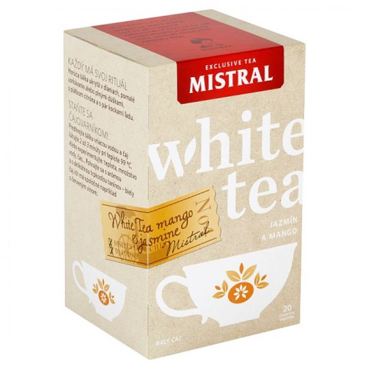 Mistral Jazmín a mango biely čaj 20 x 1 g
