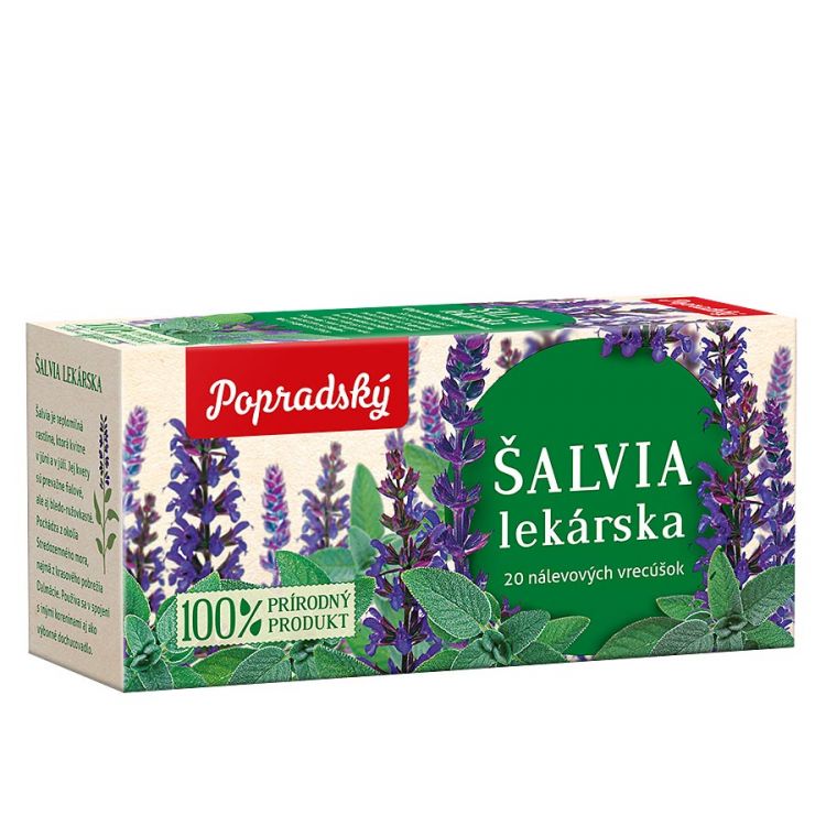 Popradský Šalvia lekárska 20 x 1,5 g (30 g)