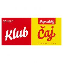 Popradský Klub čierny čaj 20 x 1,5 g