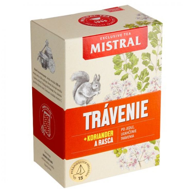 Mistral Trávenie + koriander a rasca 15 x 2 g (30 g)