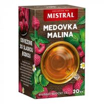 Mistral Medovka malina bylinno-ovocný čaj 20 x 1,5 g