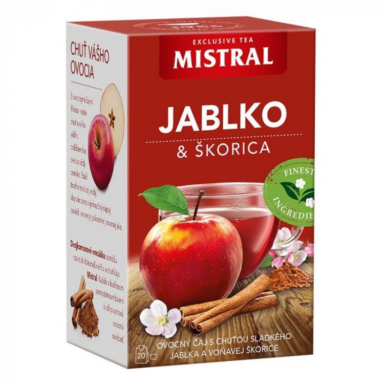 Mistral Jablko & škorica ovocný čaj 20 x 2 g