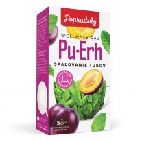 Popradský Wellness Čaj Pu-Erh spaľovanie tukov 18 x 1,5 g