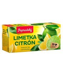 Popradský Limetka citrón ovocný čaj 20 x 2 g (40 g)