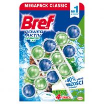Bref Power Aktiv Pine tuhý WC blok 3 x 50 g