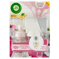 Air Wick Essential Oils Strojček do elektriky  plus naplň jemný satén a mesačná ľalia 19 ml