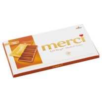 Merci Mliečna čokoláda plnená lieskoorieškovým krémom 112 g