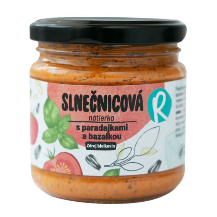 Ravita Nátierka slnečnicová s paradajkou a bazalkou 160 g