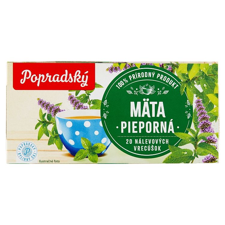 Popradský Mäta pieporná 20 x 1,5 g - eDELIA.sk