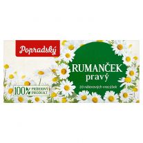 Popradský Bylinný čaj rumanček pravý 20 x 1,2 g (24 g)
