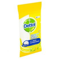 Dettol Power & Fresh antibakteriálne viacúčelové obrúsky citrón a limeta 32 ks