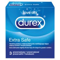 Durex Extra Safe Thicker prezervatívy 3 ks