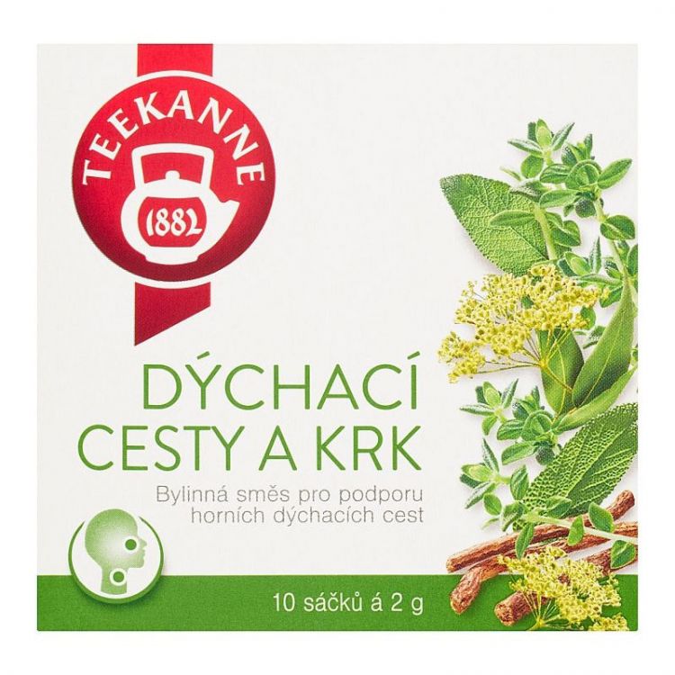TEEKANNE bylinný čaj - hrdlo a dýchacie cesty 20 g