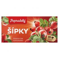 Popradský Šípky ovocný čaj s príchuťou 20 x 2 g
