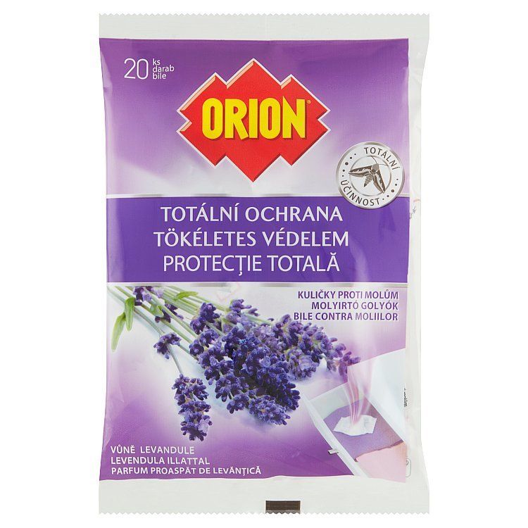 Orion guličky proti moliam Levanduľa 20ks