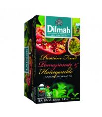 Dilmah Čaj čierny Maracuja Granátové jablko Zimolez 20/2g