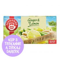 TEEKANNE WOF Ginger Lemon (zázvorový čaj s citrónom) 35 g
