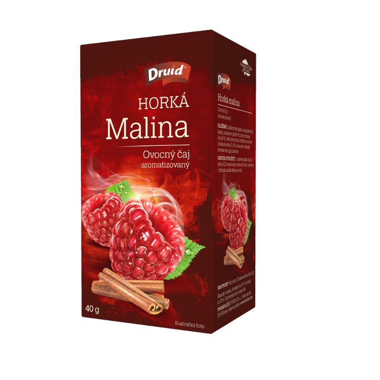 Druid Ovocný čaj horúca malina 40g - eDELIA.sk
