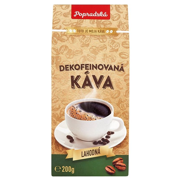 BOPoprad Bez Kofeínu káva mletá 200 g