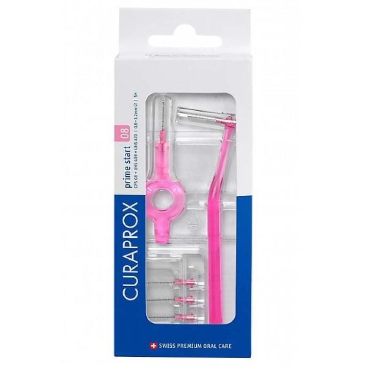 CURAPROX CPS 08 Prime start ružová 1 set