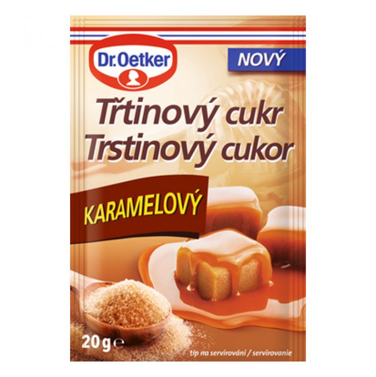 Dr.Oetker Trstinový cukor karamelový 20 g