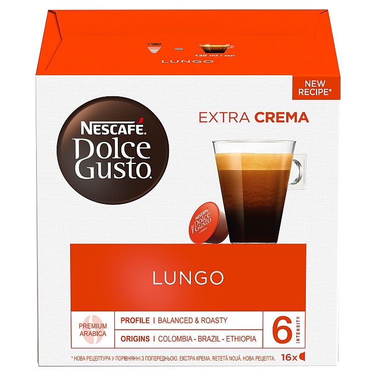 NESCAFÉ® Dolce Gusto® Lungo - káva v kapsulách - 16 ks