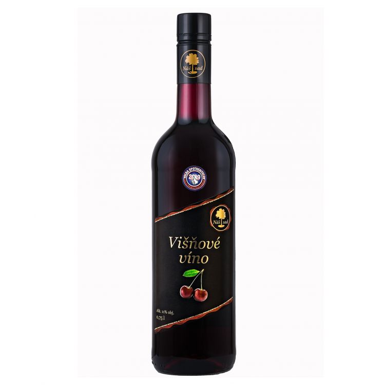 Náš sad Višňové víno 11% 0,75 l