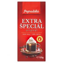 Popradská Extra špeciál pražená mletá káva 125 g