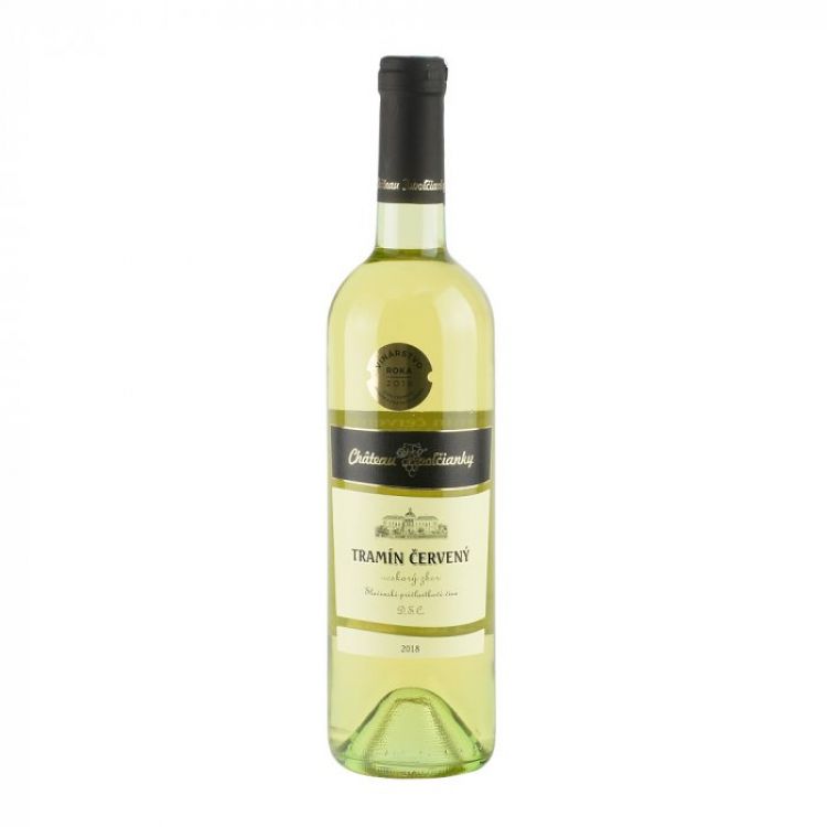 Château Topoľčianky Tramín červený neskorý zber akostné odrodové víno biele suché 0,75 l