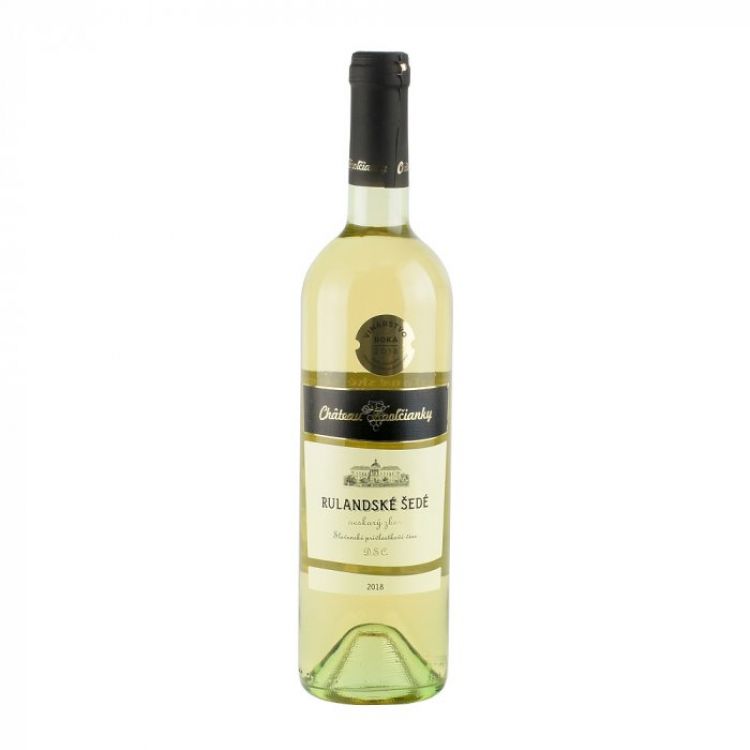 Château Topoľčianky Rulandské šedé neskorý zber akostné odrodové víno biele suché 0,75 l
