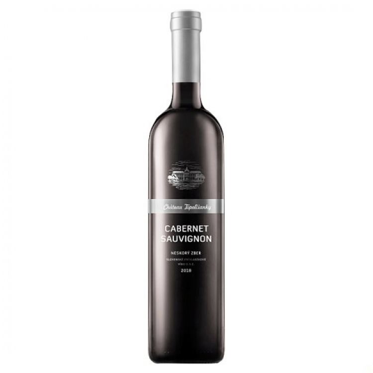 Château Topoľčianky Cabernet Sauvignon neskorý zber akostné odrodové víno červené suché 0,75 l