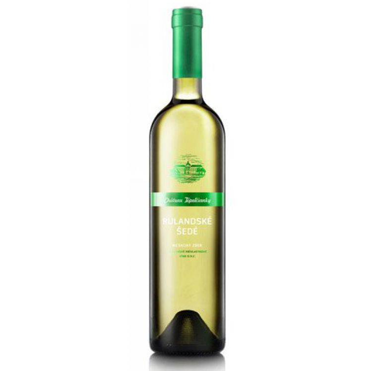 Château Topoľčianky Rulandské šedé neskorý zber akostné odrodové víno biele suché 0,75 l