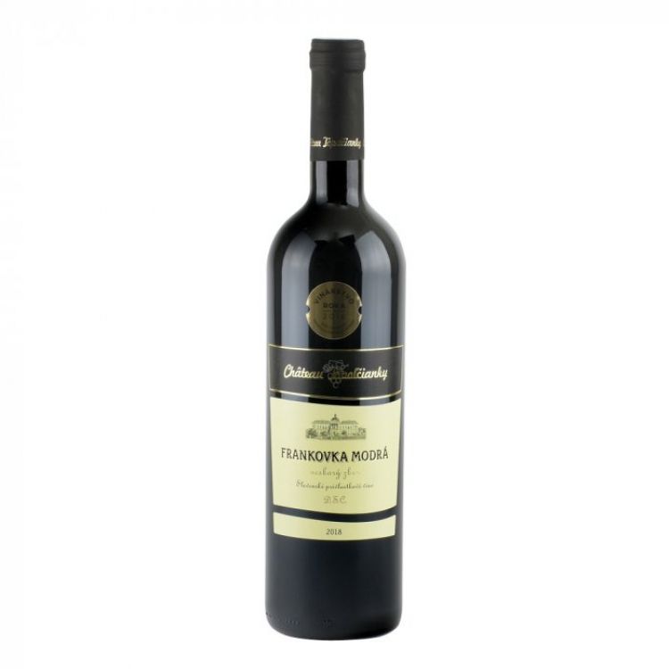 Château Topoľčianky Frankovka modrá neskorý zber akostné odrodové víno červené suché 0,75 l
