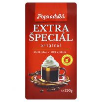 Popradská Extra špeciál pražená mletá káva 250 g