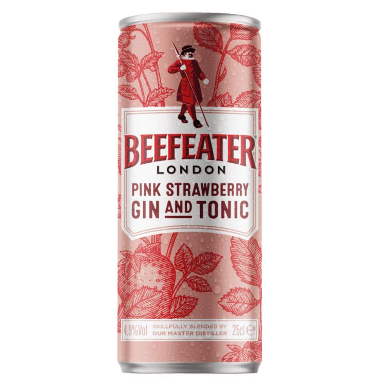 Beefeater Pink Strawberry Gin and Tonic 4,9% 250 ml
