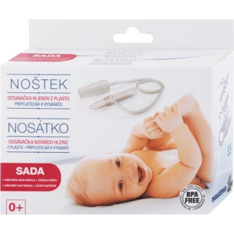 Noštek Odsávačka hlienov z plastu s mäkkou hlavicou, pripojiteľná k vysávaču 1ks