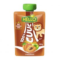 Hello CUUC 100% Ovocná výživa s marhulami 100 g