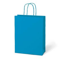 Taška MFP darčeková T5 kraft 260x320x100 modrá
