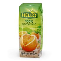Hello 100% Pomarančová šťava 250 ml 