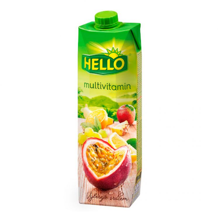 Hello Multivitamínový nektarový nápoj 1 l