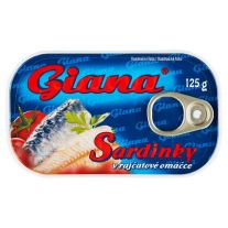 GIANA Sardinky v paradajkovej omáčke 125g
