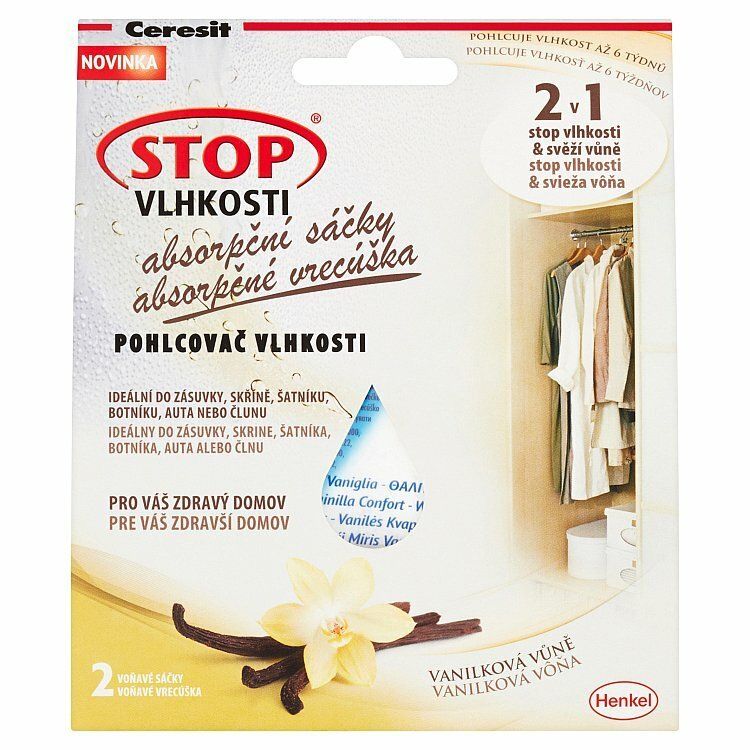 Ceresit Stop Vrecúška absorpčné 2v1 Vanilka 2x50 g