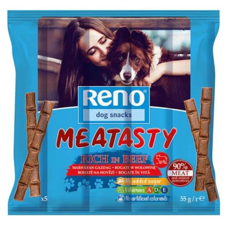 Reno Snack mäsité tyčinky pre psov 5x55g