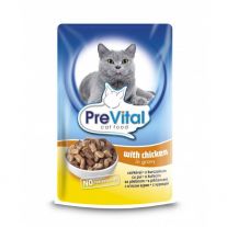 PreVital Kapsička pre mačky kura 100g