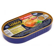 SOKRA Filety z lososa v olivovom oleji  170 g 