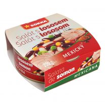 SOKRA Mexický šalát s lososom  220 g 