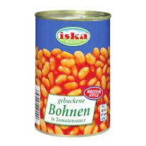 ISKA Fazuľa biela v parad. omáčke 425 ml